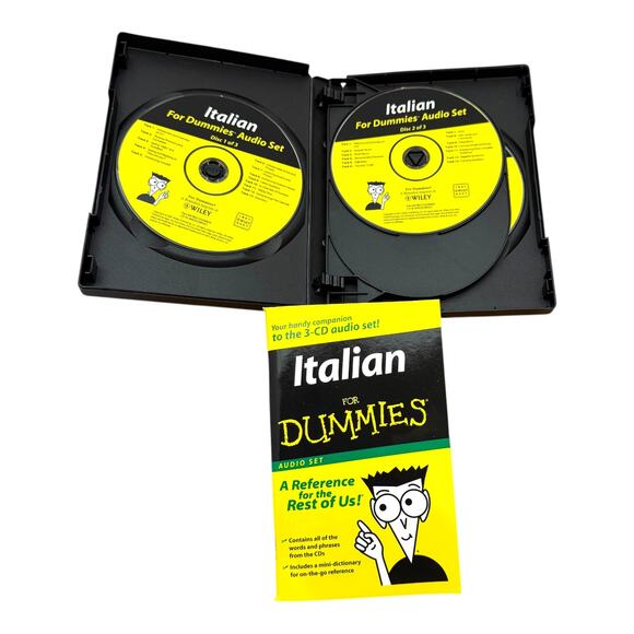 Italian for Dummies 3-CD Audio Set with 96-Page Guide Book - Picture 6 of 8